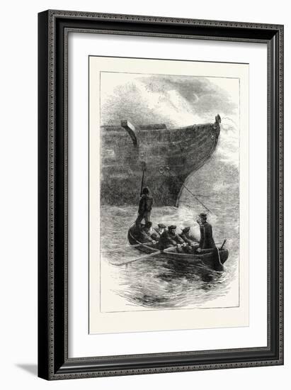 Lieutenant Caldwell Slipping the Chain, 1870s-null-Framed Giclee Print