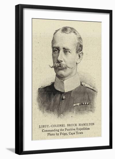 Lieutenant-Colonel Bruce Hamilton-null-Framed Giclee Print