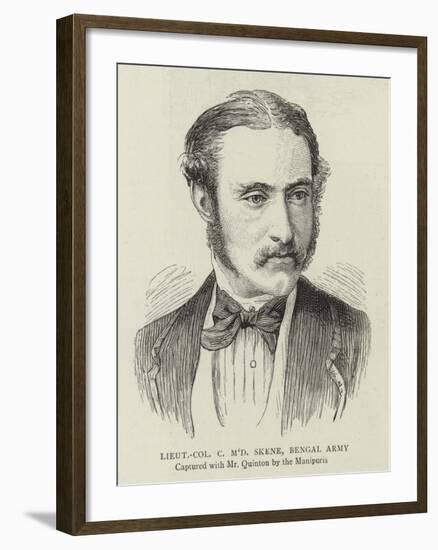 Lieutenant Colonel C M'D Skene, Bengal Army-null-Framed Giclee Print