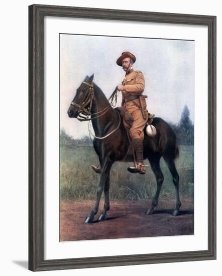 Lieutenant-Colonel Edward Bethune, Commanding Bethune's Mounted Infantry, 1902-Earl de la Warr-Framed Giclee Print