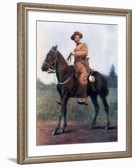 Lieutenant-Colonel Edward Bethune, Commanding Bethune's Mounted Infantry, 1902-Earl de la Warr-Framed Giclee Print