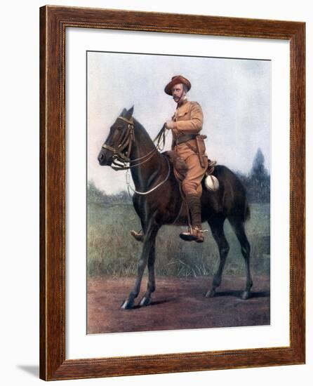 Lieutenant-Colonel Edward Bethune, Commanding Bethune's Mounted Infantry, 1902-Earl de la Warr-Framed Giclee Print