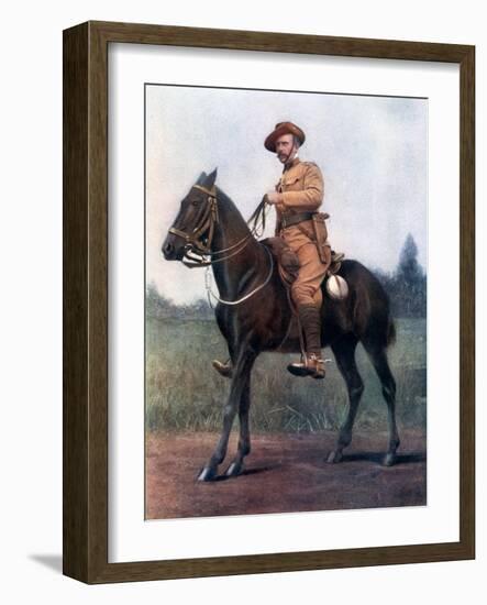 Lieutenant-Colonel Edward Bethune, Commanding Bethune's Mounted Infantry, 1902-Earl de la Warr-Framed Giclee Print