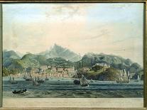 A View of the Town of St. George and Richmond Heights on the Island of Grenada, Engraved by…-Lieutenant-Colonel J. Wilson-Premier Image Canvas