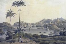 A View of the Town of St. George on the Island of Grenada, Taken from the Belmont Estate,…-Lieutenant-Colonel J. Wilson-Framed Giclee Print