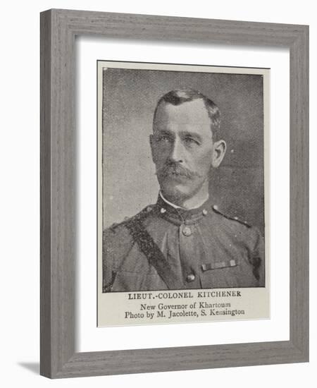 Lieutenant-Colonel Kitchener-null-Framed Giclee Print