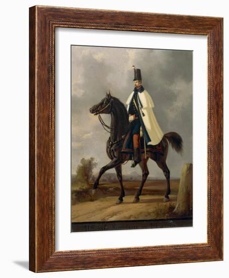 Lieutenant Colonel Officer Marching, 1814-1876-Faustino Joli-Framed Premium Giclee Print