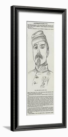 Lieutenant-Colonel Vico-null-Framed Giclee Print