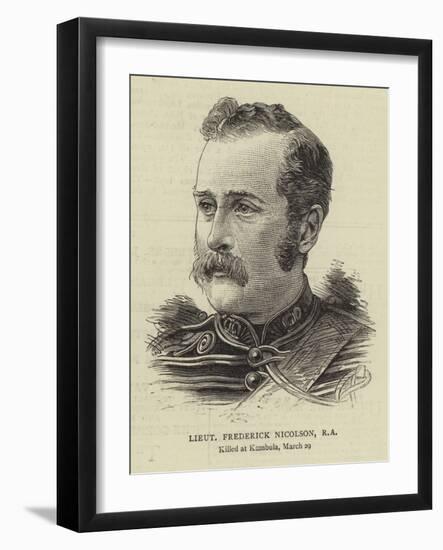 Lieutenant Frederick Nicolson-null-Framed Giclee Print