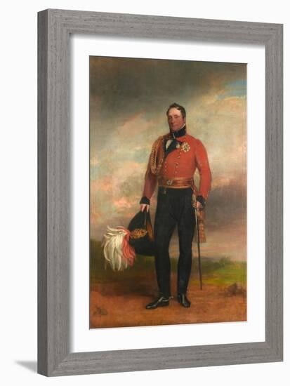 Lieutenant-General Rowland, Lord Hill, C.1819-George Dawe-Framed Giclee Print