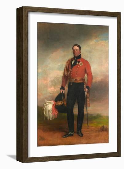 Lieutenant-General Rowland, Lord Hill, C.1819-George Dawe-Framed Giclee Print