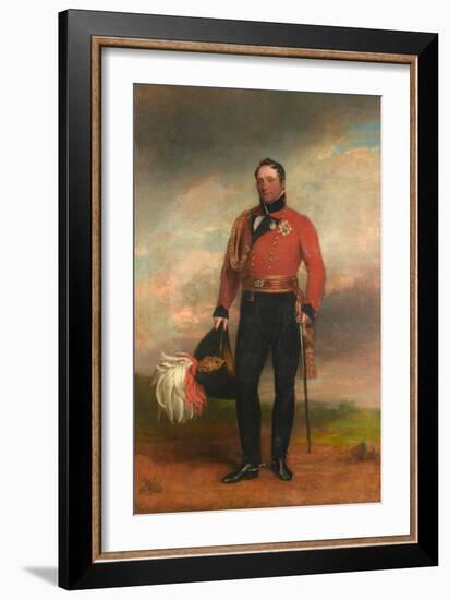 Lieutenant-General Rowland, Lord Hill, C.1819-George Dawe-Framed Giclee Print