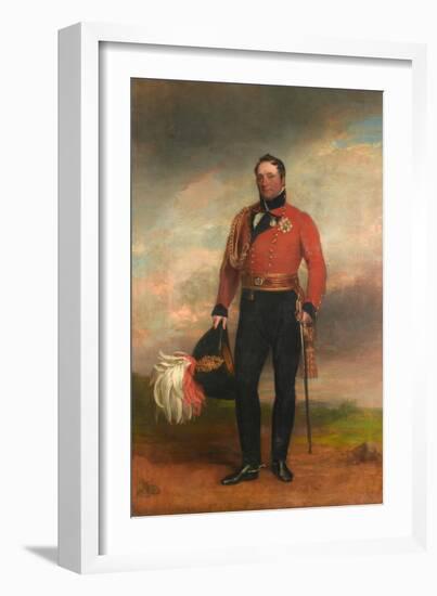 Lieutenant-General Rowland, Lord Hill, C.1819-George Dawe-Framed Giclee Print