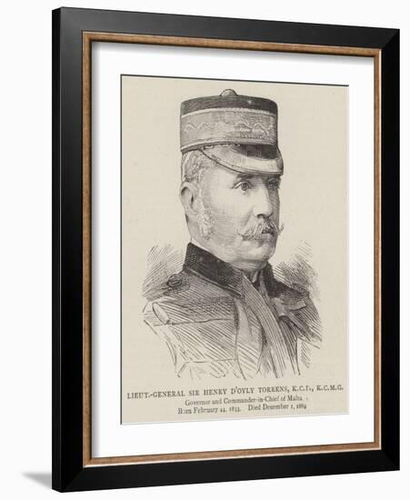 Lieutenant-General Sir Henry D'Oyly Torrens, Kct-null-Framed Giclee Print