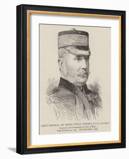 Lieutenant-General Sir Henry D'Oyly Torrens, Kct-null-Framed Giclee Print