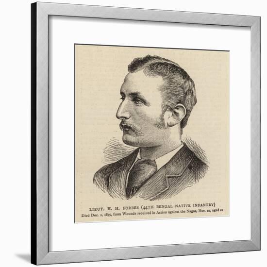 Lieutenant H H Forbes, 44th Bengal Native Infantry-null-Framed Giclee Print