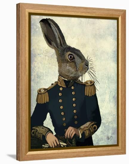 Lieutenant Hare-Fab Funky-Framed Stretched Canvas