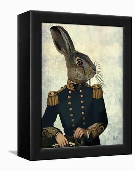 Lieutenant Hare-Fab Funky-Framed Stretched Canvas