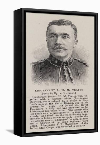 Lieutenant R H M Yeates-null-Framed Premier Image Canvas