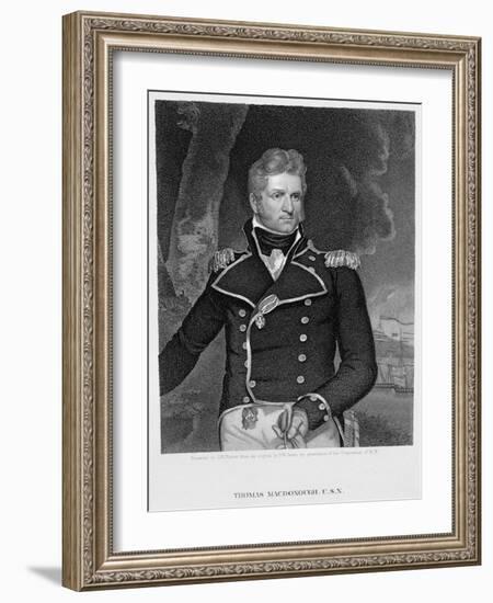 Lieutenant Thomas Macdonough-John B. Forrest-Framed Giclee Print
