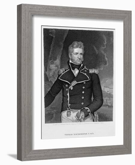 Lieutenant Thomas Macdonough-John B. Forrest-Framed Giclee Print