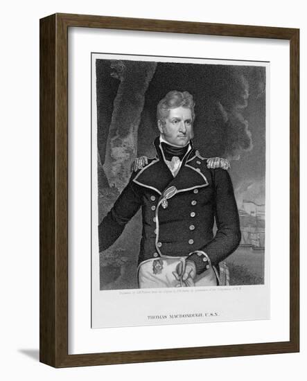 Lieutenant Thomas Macdonough-John B. Forrest-Framed Giclee Print