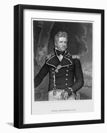 Lieutenant Thomas Macdonough-John B. Forrest-Framed Giclee Print