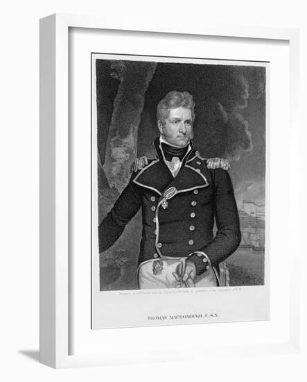 Lieutenant Thomas Macdonough-John B. Forrest-Framed Giclee Print