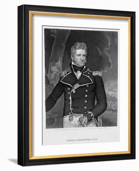 Lieutenant Thomas Macdonough-John B. Forrest-Framed Giclee Print