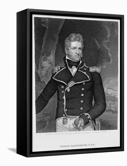 Lieutenant Thomas Macdonough-John B. Forrest-Framed Premier Image Canvas