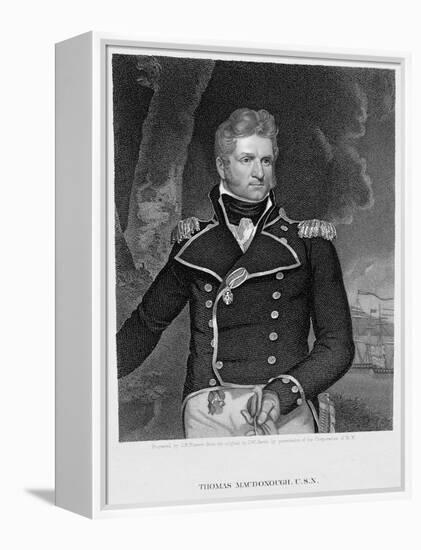 Lieutenant Thomas Macdonough-John B. Forrest-Framed Premier Image Canvas