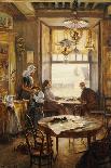 In the Cafe-Lieven Herremans-Mounted Giclee Print