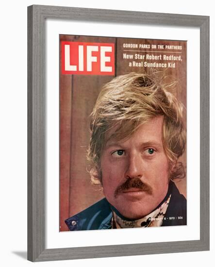 Life 2-6-1970 Cover of Actor Robert Redford, Cr: John Dominis-John Dominis-Framed Premium Photographic Print