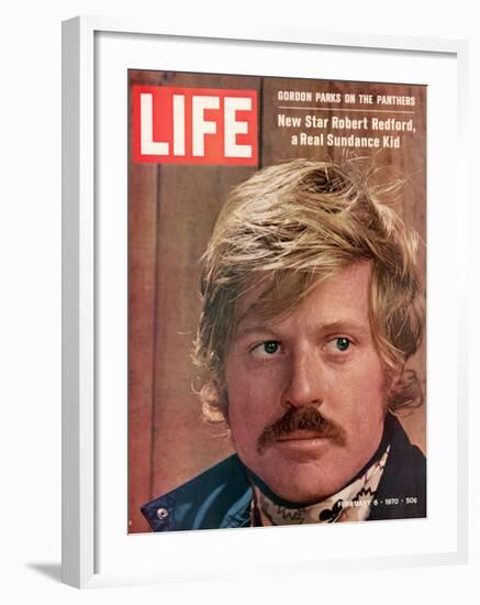 Life 2-6-1970 Cover of Actor Robert Redford, Cr: John Dominis-John Dominis-Framed Premium Photographic Print