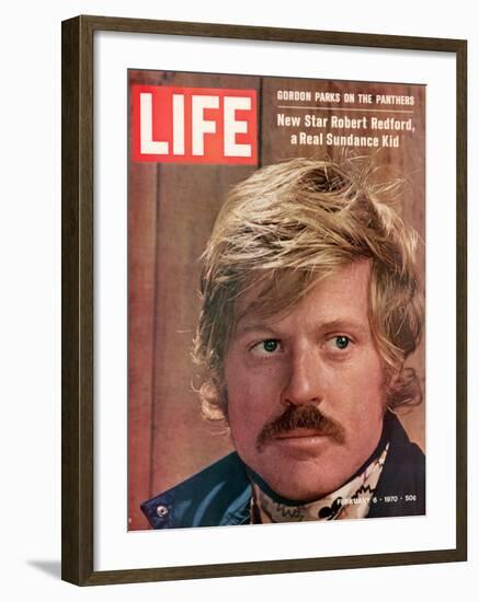 Life 2-6-1970 Cover of Actor Robert Redford, Cr: John Dominis-John Dominis-Framed Premium Photographic Print