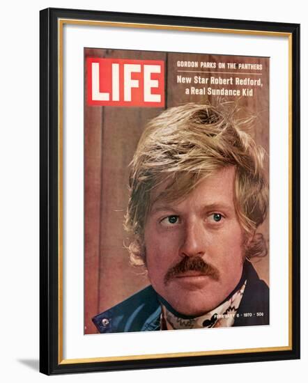 Life 2-6-1970 Cover of Actor Robert Redford, Cr: John Dominis-John Dominis-Framed Premium Photographic Print