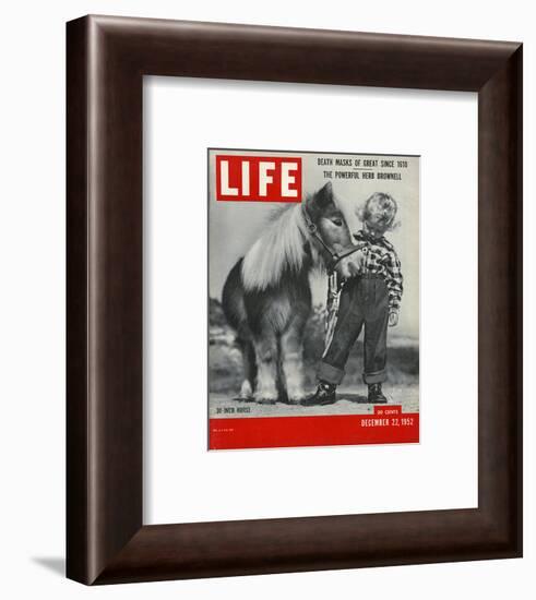 LIFE 30 inch Horse 1952-null-Framed Art Print