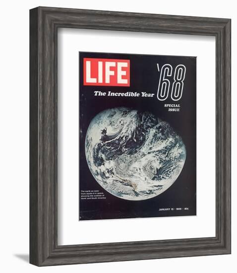 LIFE '68 the incredible year-null-Framed Art Print