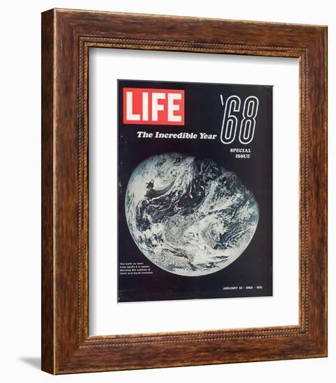 LIFE '68 the incredible year-null-Framed Art Print