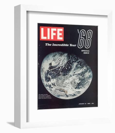 LIFE '68 the incredible year-null-Framed Art Print