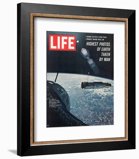 LIFE Agena - Gemini Rendezvous-null-Framed Art Print