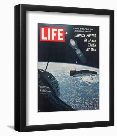 LIFE Agena - Gemini Rendezvous-null-Framed Art Print