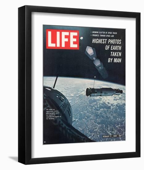 LIFE Agena - Gemini Rendezvous-null-Framed Art Print