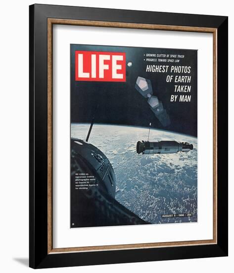 LIFE Agena - Gemini Rendezvous-null-Framed Art Print