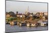 Life Along the Mekong River Approaching the Capital City of Phnom Penh, Cambodia, Indochina-Michael Nolan-Mounted Photographic Print