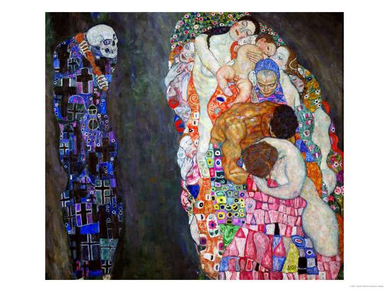 Life And Death Tod Und Leben Giclee Print Gustav Klimt Art Com
