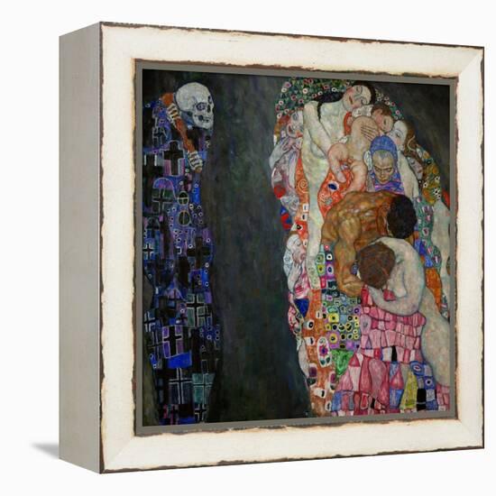 Life and Death (Tod Und Leben)-Gustav Klimt-Framed Premier Image Canvas