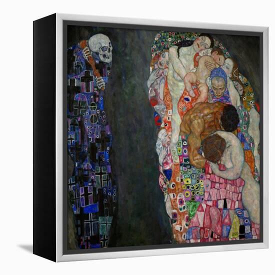 Life and Death (Tod Und Leben)-Gustav Klimt-Framed Premier Image Canvas