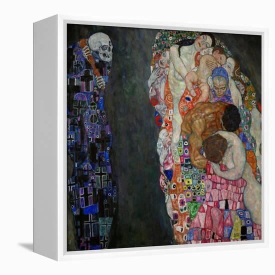 Life and Death (Tod Und Leben)-Gustav Klimt-Framed Premier Image Canvas