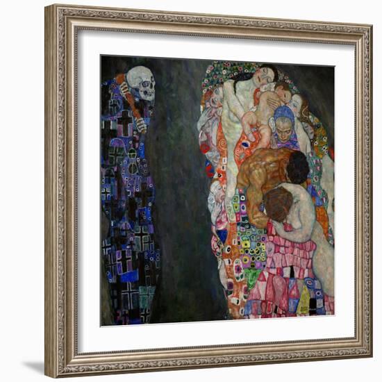 Life and Death (Tod Und Leben)-Gustav Klimt-Framed Giclee Print